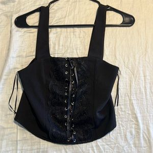 Corset crop top